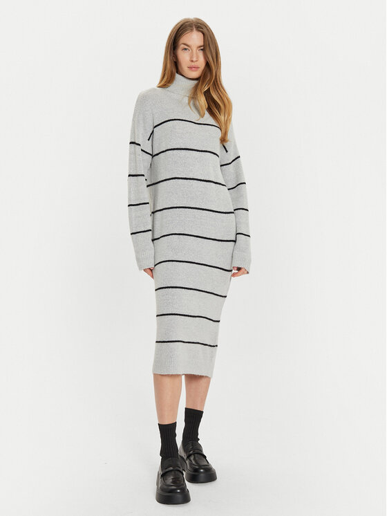 Brave Soul Trikotažinė suknelė · Pilka · Midi