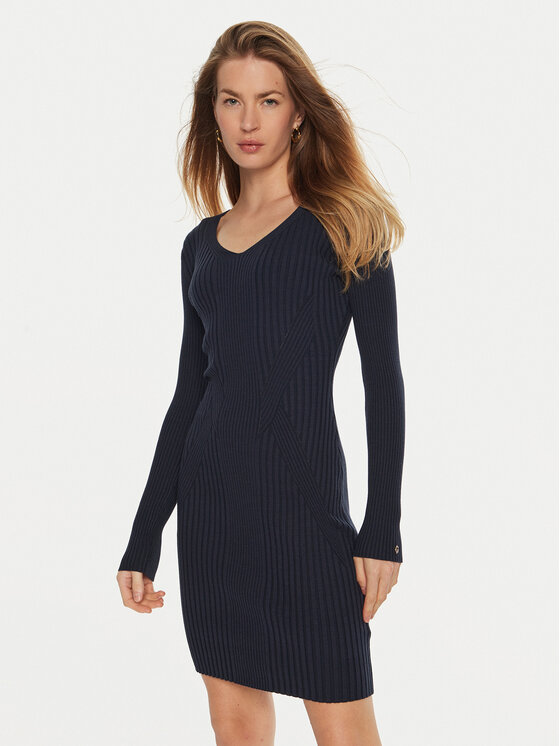 Guess Trikotažinė suknelė · Tamsiai mėlyna · Mini