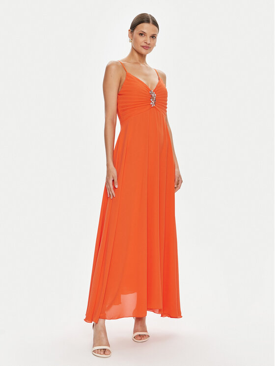 Rinascimento Vakarinė suknelė · Oranžinė · Maksi