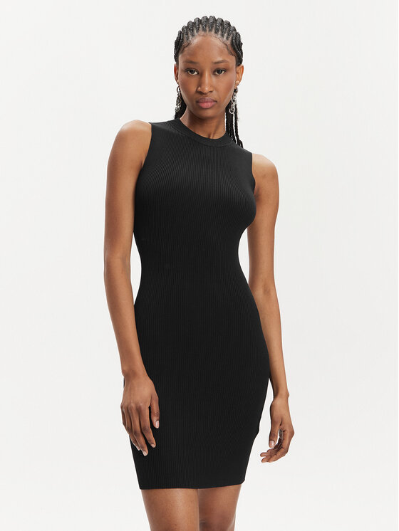 HUGO Trikotažinė suknelė · Juoda · Mini