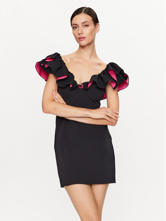 Kodas 20MAY PINKO Kokteilinė suknelė · Juoda · Mini