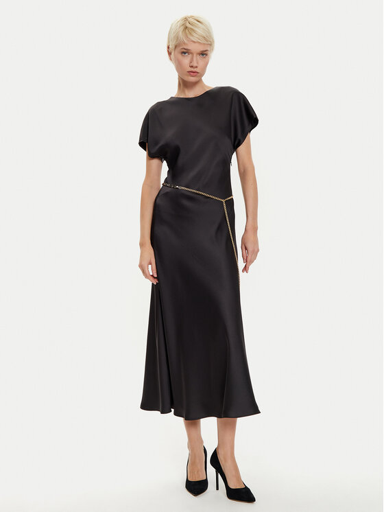Imperial Kokteilinė suknelė · Juoda · Midi