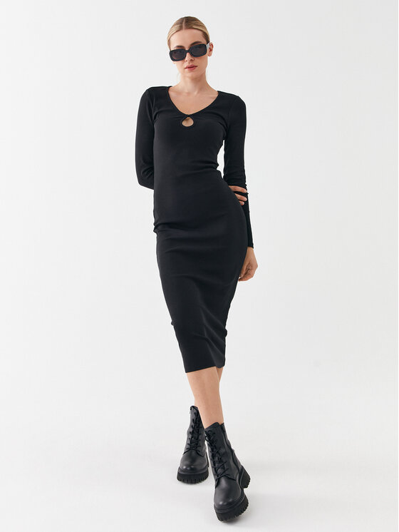 ONLY Kasdieninė suknelė · Juoda · Midi