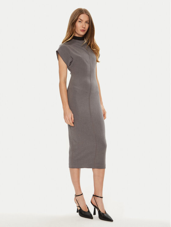 ACCESS FASHION Kokteilinė suknelė · Pilka · Midi