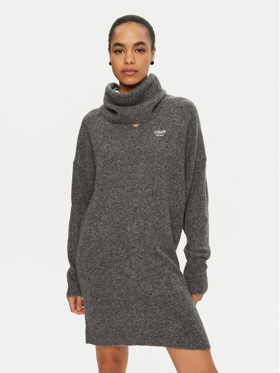 Liu Jo Trikotažinė suknelė · Pilka · Mini