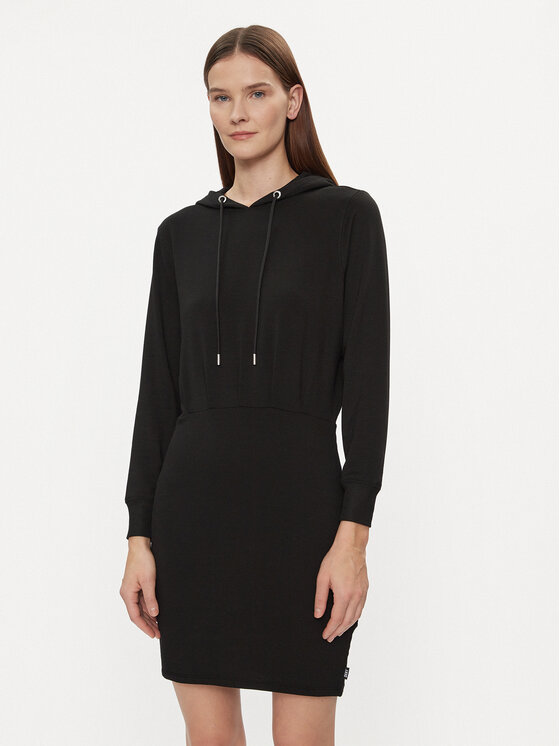 DKNY Sport Trikotažinė suknelė · Juoda · Mini