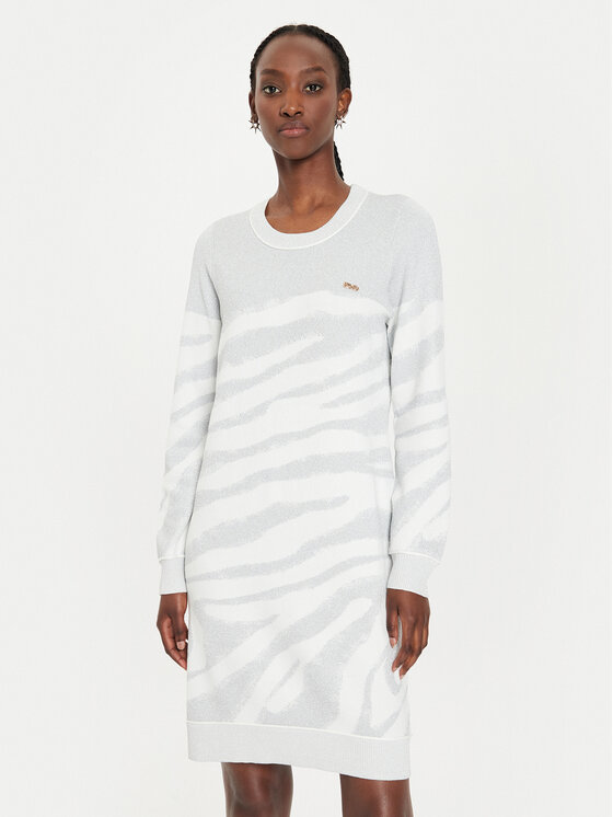 Liu Jo Sport Trikotažinė suknelė · Sidabrinė · Mini