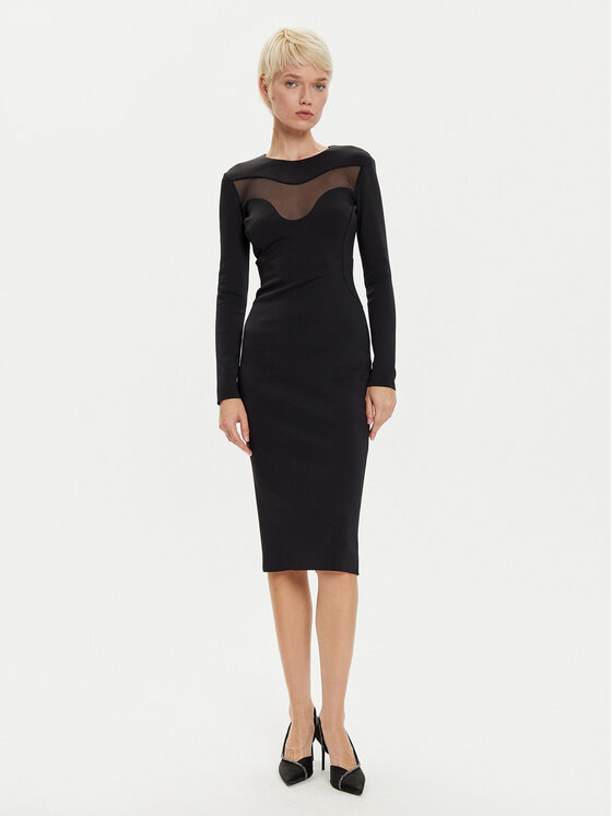 PINKO Kokteilinė suknelė · Juoda · Midi