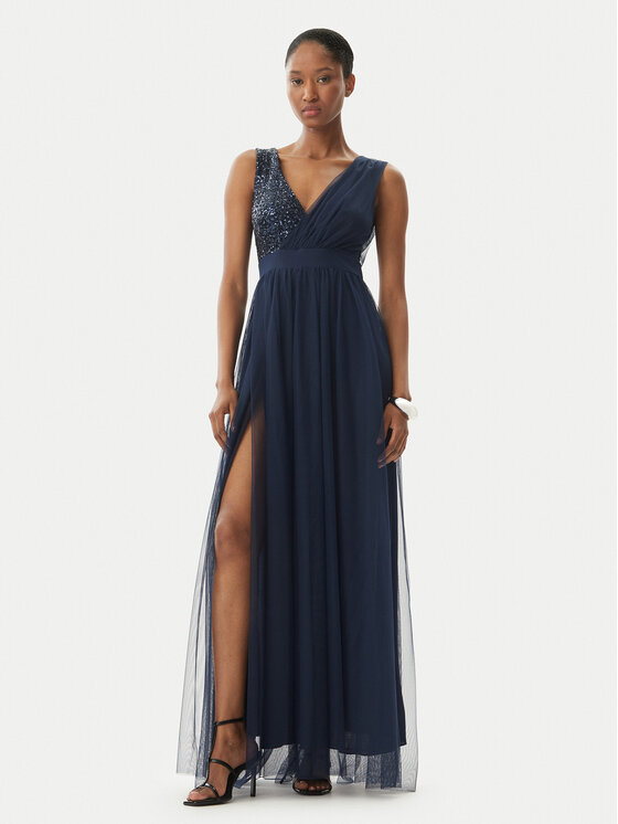 Rinascimento Vakarinė suknelė · Tamsiai mėlyna · Maksi