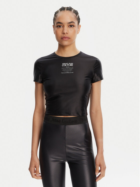 Versace Jeans Couture Marškinėliai · Juoda
