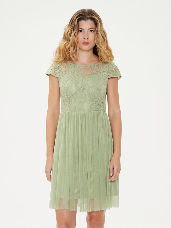 Vila Kokteilinė suknelė · Žalia · Mini