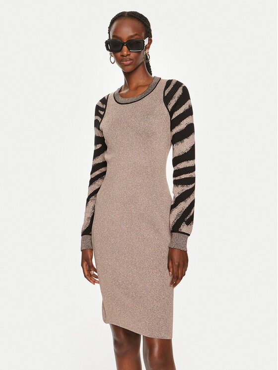 Liu Jo Sport Trikotažinė suknelė · Auksinė · Mini