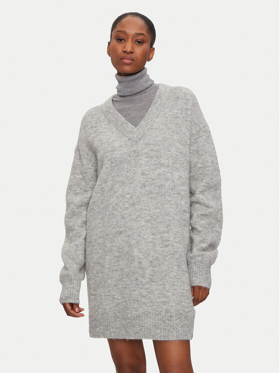 Calvin Klein Jeans Trikotažinė suknelė · Pilka · Mini