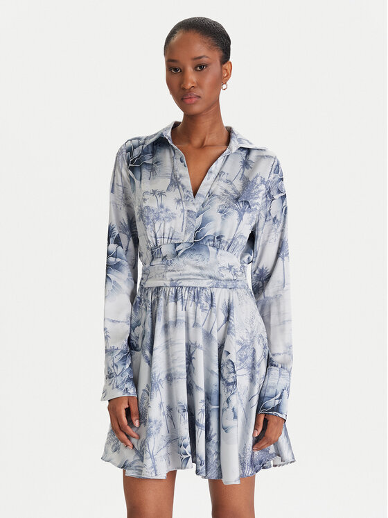 Guess Kokteilinė suknelė · Mėlyna · Mini