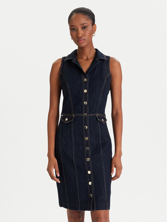 Guess Džinsinė suknelė · Tamsiai mėlyna · Mini