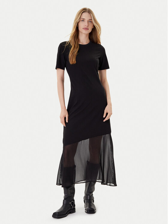 DKNY Kasdieninė suknelė · Juoda · Midi