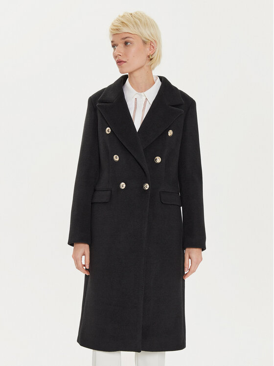 Maryley Demisezoninis paltas · Juoda