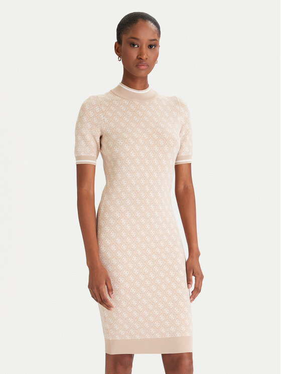 Guess Trikotažinė suknelė · Smėlio · Mini