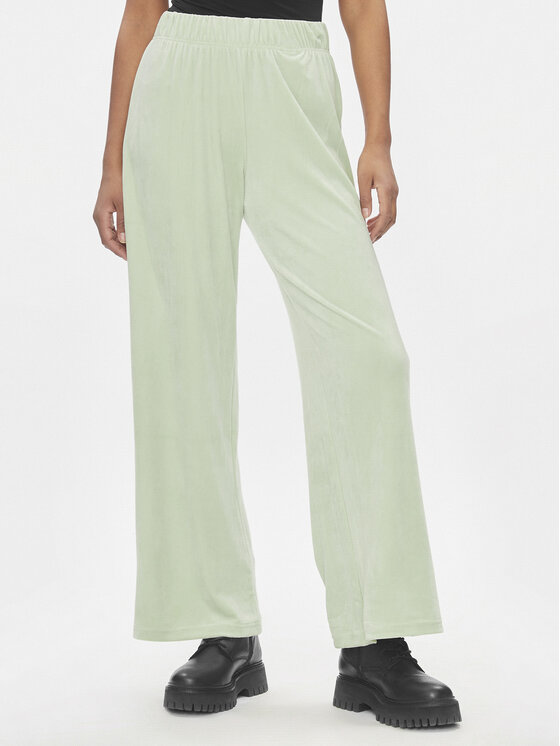 ONLY Megztos kelnės · Žalia · Regular Fit