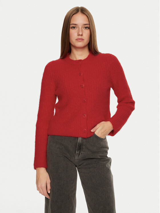 Vero Moda Kardiganas · Raudona · Regular Fit