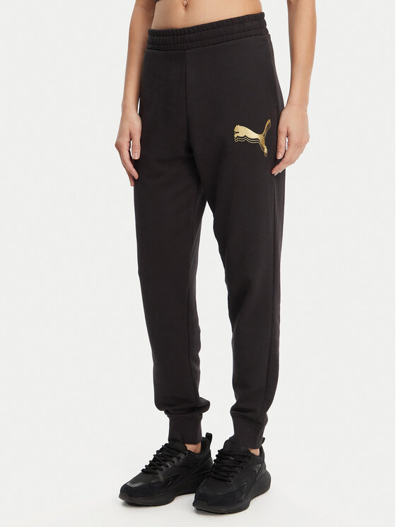 Puma Sportinės kelnės · Juoda · Regular Fit