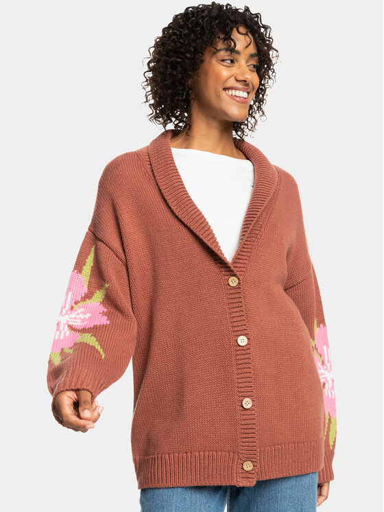 Roxy Kardiganas · Oranžinė · Regular Fit