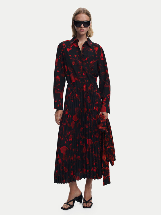 Desigual Marškinių tipo suknelė · Raudona · Midi