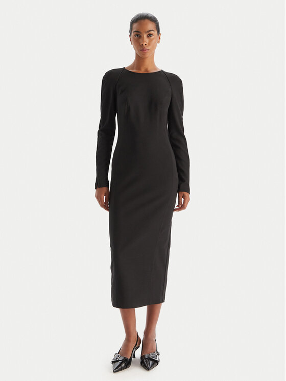 PINKO Kokteilinė suknelė · Juoda · Midi