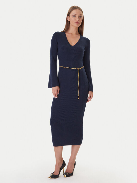 MICHAEL Michael Kors Trikotažinė suknelė · Tamsiai mėlyna · Midi