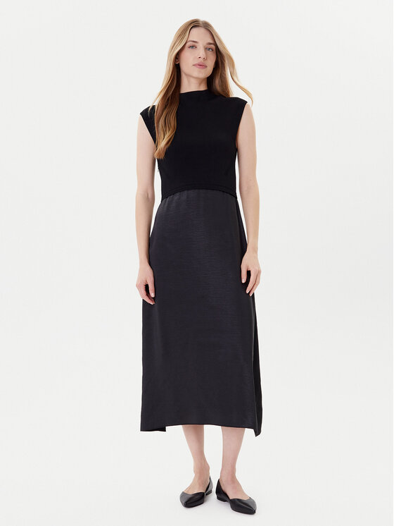 BOSS Kasdieninė suknelė · Juoda · Midi