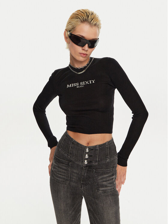 Miss Sixty Megztinis · Juoda · Slim Fit