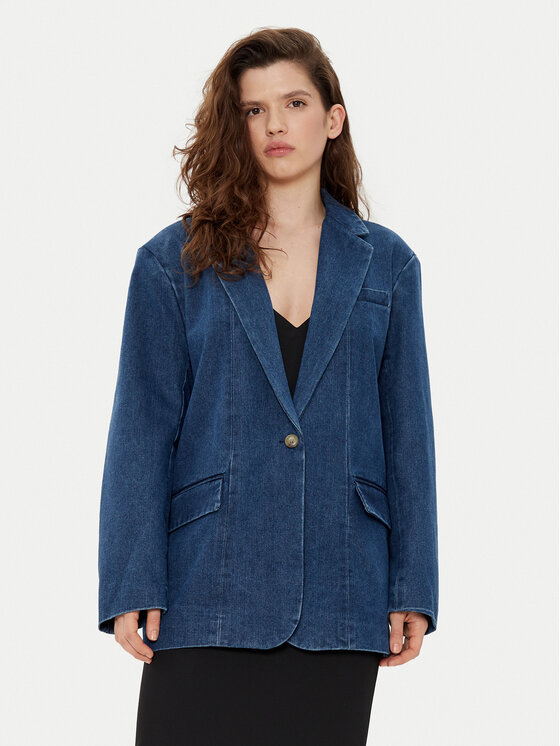 ONLY Švarkas · Mėlyna · Relaxed Fit