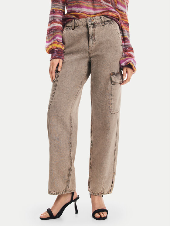 Desigual Džinsai · Pilka · Regular Fit