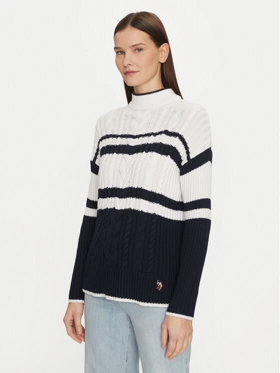 U.S. Polo Assn. Megztinis · Tamsiai mėlyna · Relaxed Fit