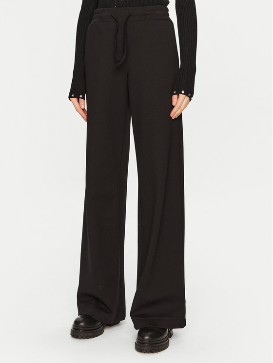 ACCESS FASHION Medžiaginės kelnės · Juoda · Regular Fit