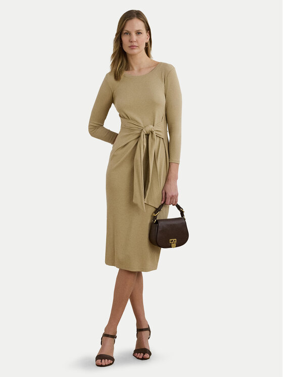 LAUREN RALPH LAUREN Kasdieninė suknelė · Smėlio · Midi