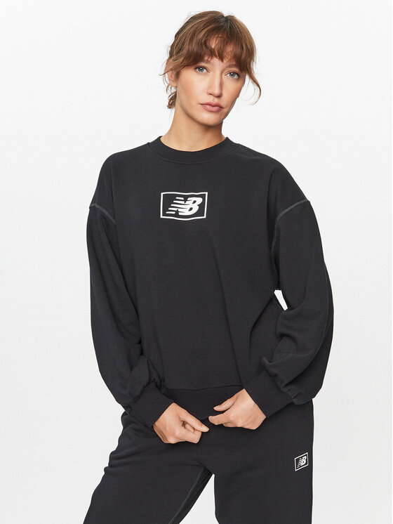 New Balance Džemperis · Juoda · Regular Fit