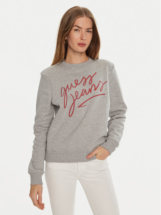 Guess Džemperis · Pilka · Regular Fit