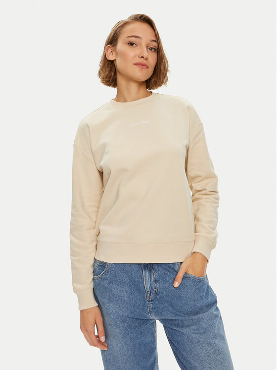 Calvin Klein Džemperis · Smėlio · Regular Fit