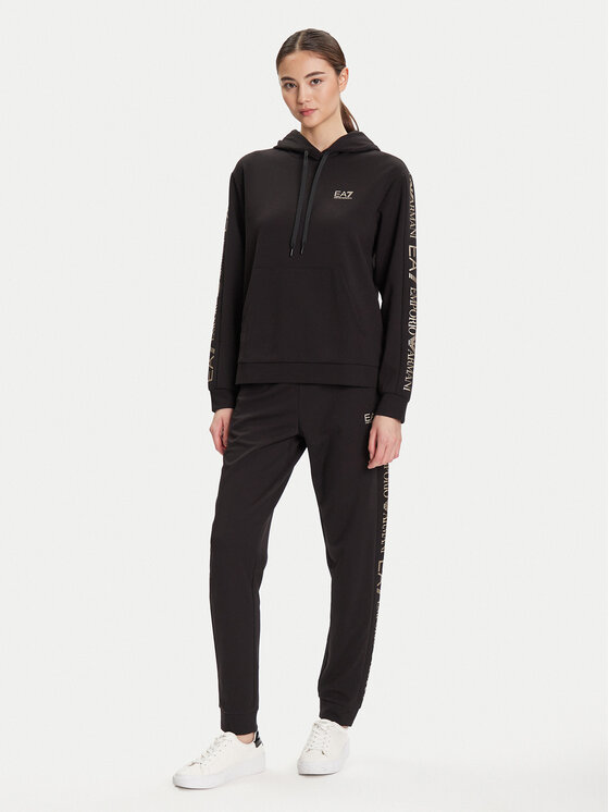 EA7 Emporio Armani Sportinis kostiumas 7W000789 AF18880 MC004 Juoda Regular Fit