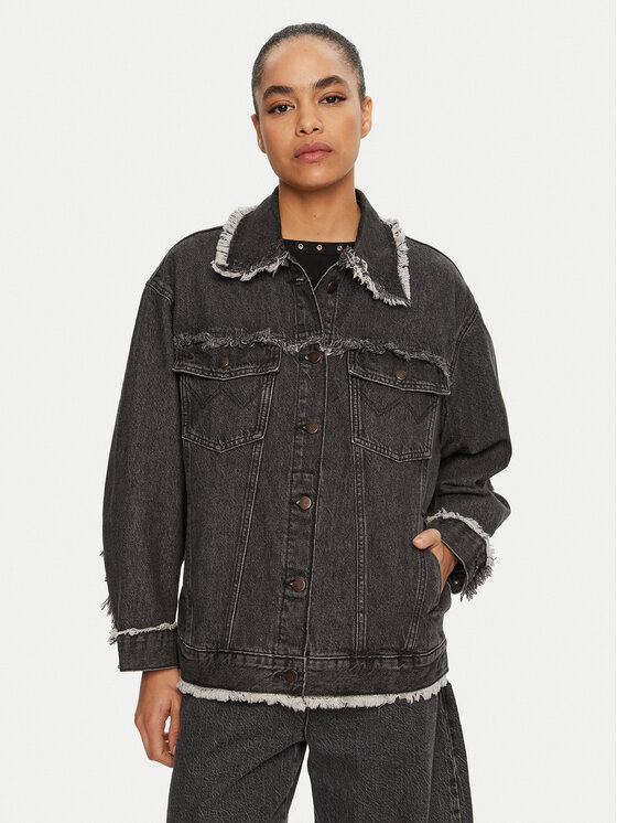Wrangler Džinsinė striukė · Pilka