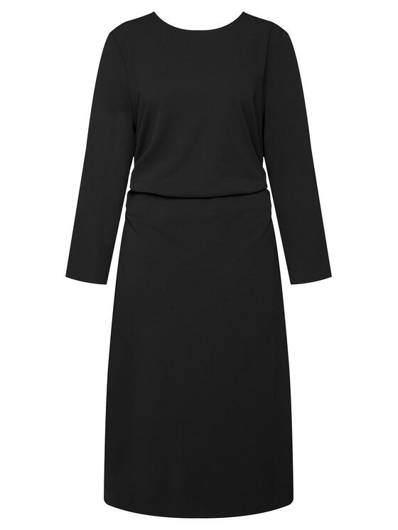 Calvin Klein Kokteilinė suknelė · Juoda · Midi