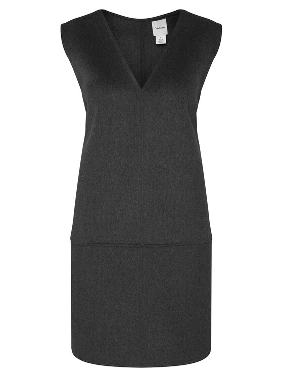 Calvin Klein Trikotažinė suknelė · Pilka · Mini