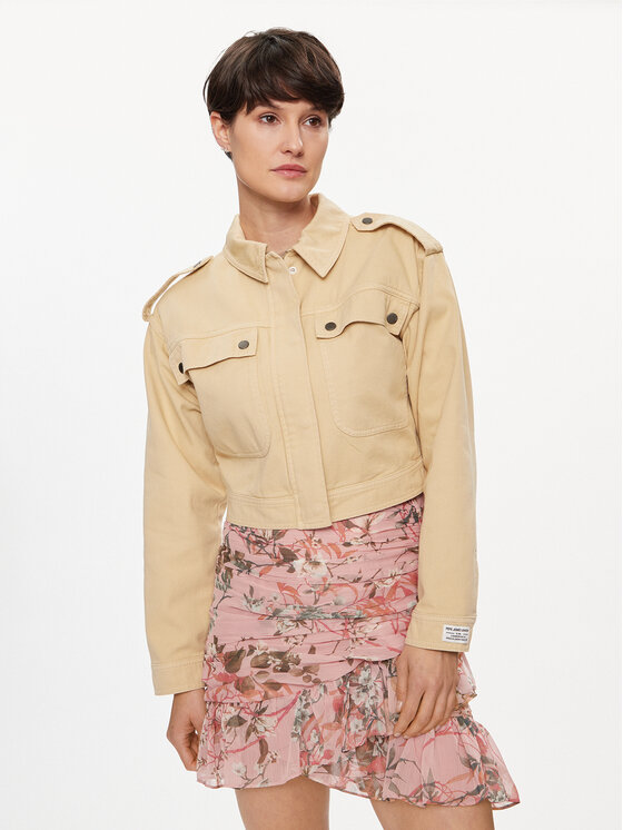 Pepe Jeans Demisezoninė striukė · Smėlio