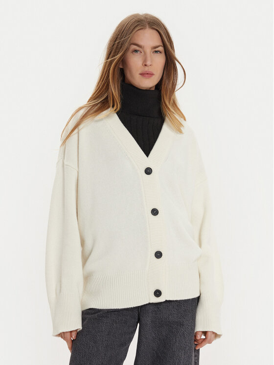 ViCOLO Kardiganas · Écru · Regular Fit