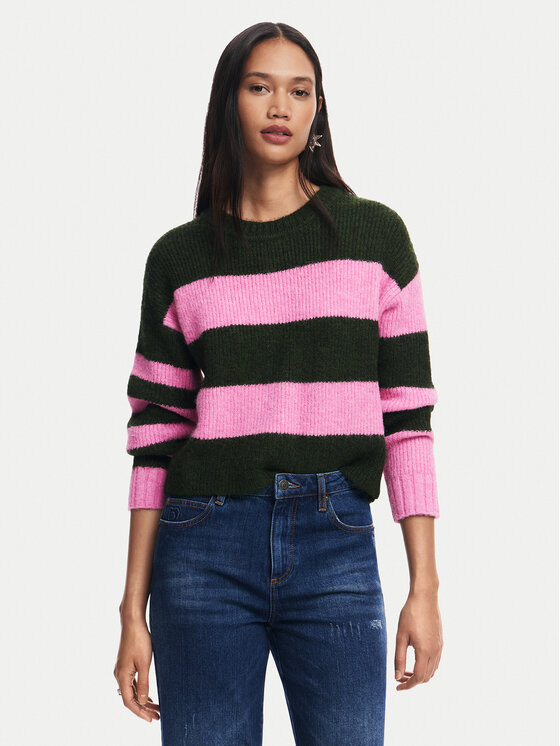 Desigual Megztinis · Rožinė · Regular Fit