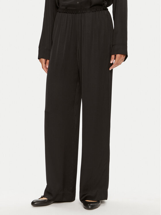 Marc O'Polo Medžiaginės kelnės · Juoda · Regular Fit