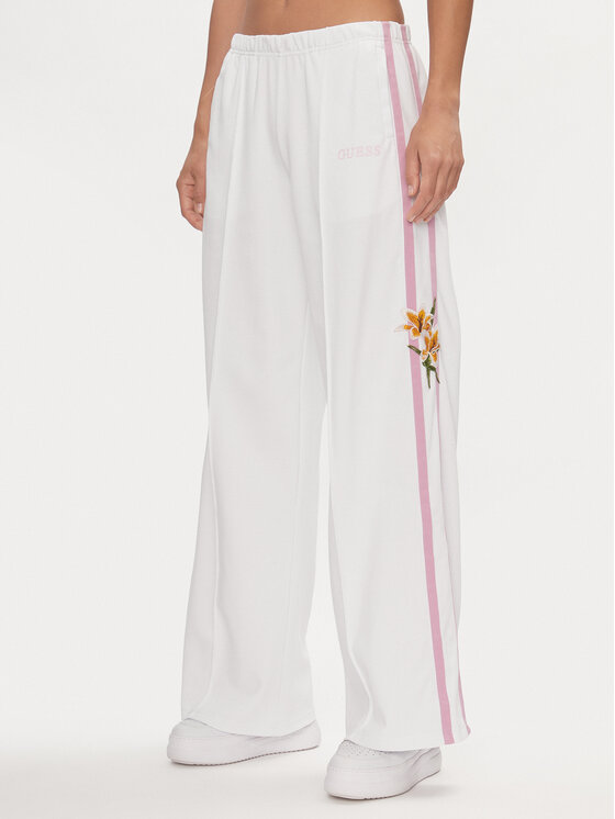 Guess Sportinės kelnės · Balta · Relaxed Fit