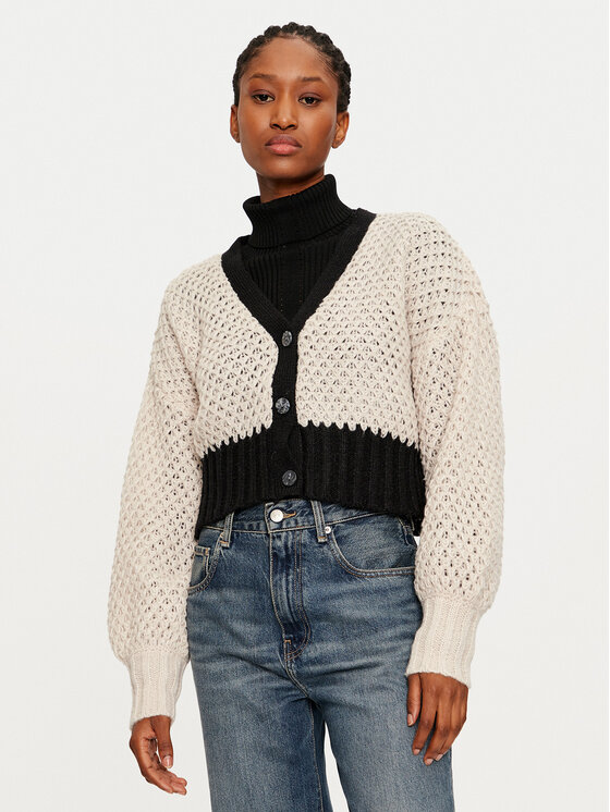 ONLY Kardiganas · Smėlio · Regular Fit