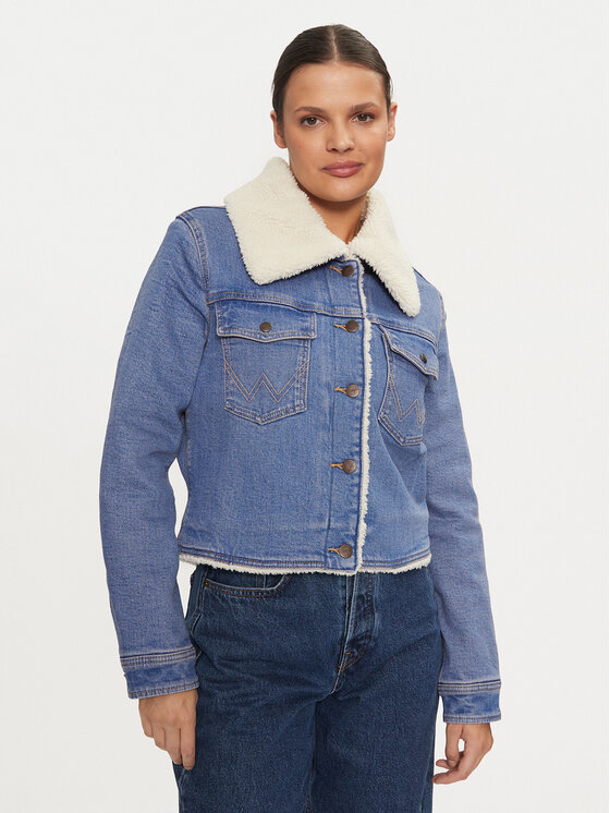 Wrangler Džinsinė striukė · Mėlyna